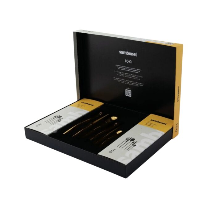 Sambonet 100  Servizio posate 36 pezzi 100 PVD gold