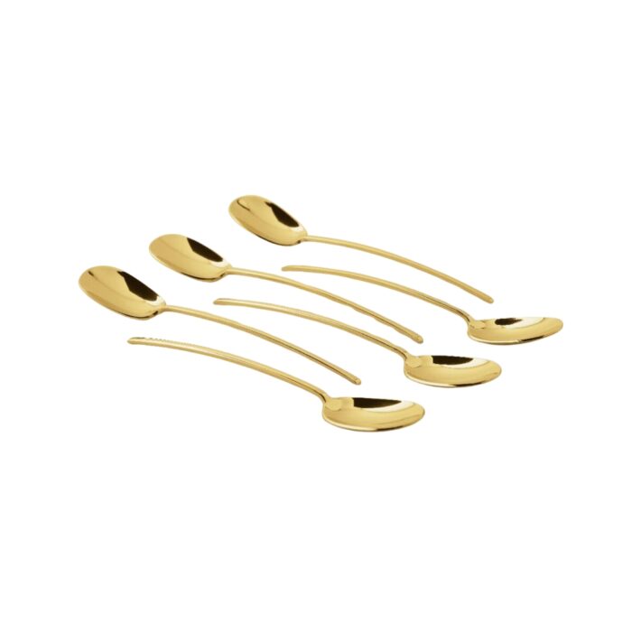 Sambonet 100 Set 6 cucchiaini moka PVD gold