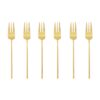 Sambonet 100 Set 6 forchette dolce PVD gold