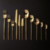 Sambonet 100 Set 6 forchette dolce PVD gold
