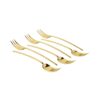 Sambonet 100 Set 6 forchette dolce PVD gold