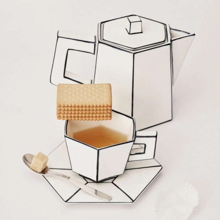 serax-carte-blanche-tazza-cappuccino-con-piattino-bianco-e-nero-3.jpg Serax CARTE BLANCHE Tazza cappuccino con piattino - bianco e nero