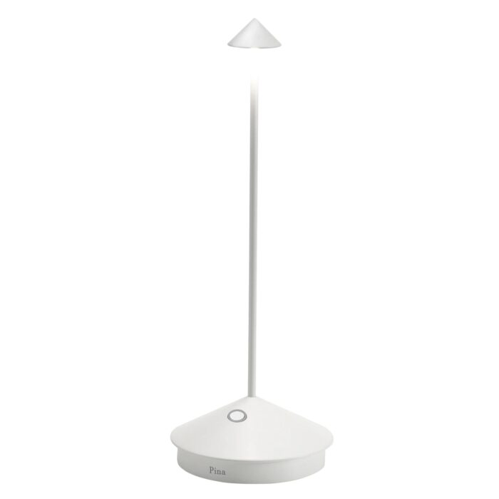 zafferano-luci-pina-pro-lampada-da-tavolo-bianco-opaco-1.jpg Zafferano Luci PINA PRO Lampada da tavolo - bianco opaco