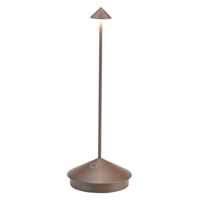 zafferano-luci-pina-pro-lampada-da-tavolo-corten-raggrinzante-1.jpg Zafferano Luci PINA PRO Lampada da tavolo - corten raggrinzante
