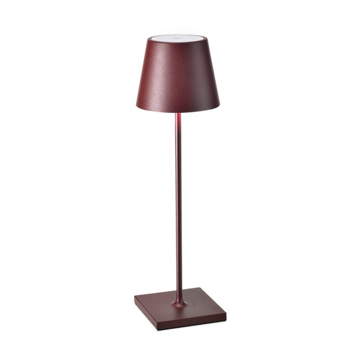 zafferano-luci-poldina-pro-lampada-da-tavolo-bordeaux-1.jpg Zafferano Luci POLDINA PRO Lampada da tavolo - bordeaux