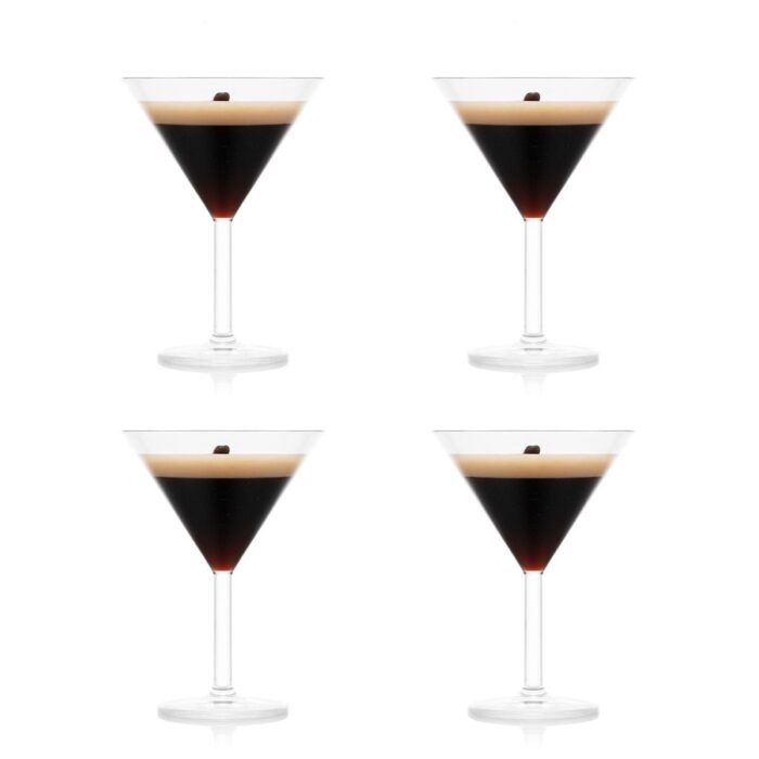 Bodum OKTETT Set 4 bicchieri Martini infrangibili in plastica - transparent