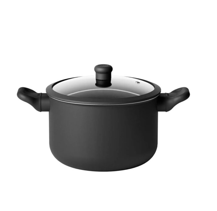guzzini-cook-color-pentola-22cm-con-coperchio-in-vetro-black-1.jpg Guzzini COOK&COLOR Pentola 22cm con coperchio in vetro - black