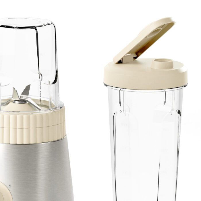 Guzzini SOUS CHEF Frullatore portatile on-the-go con bicchiere - crema