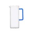 ichendorf-tube-brocca-trasparente-con-manico-blu-120cl-1.jpg Ichendorf TUBE Brocca trasparente con manico blu 120cl