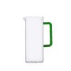 ichendorf-tube-brocca-trasparente-con-manico-verde-120cl-1.jpg Ichendorf TUBE Brocca trasparente con manico verde 120cl
