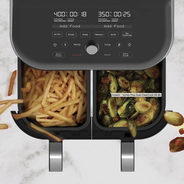 Instant Pot VORTEX Plus Dual Clearcook 8L
