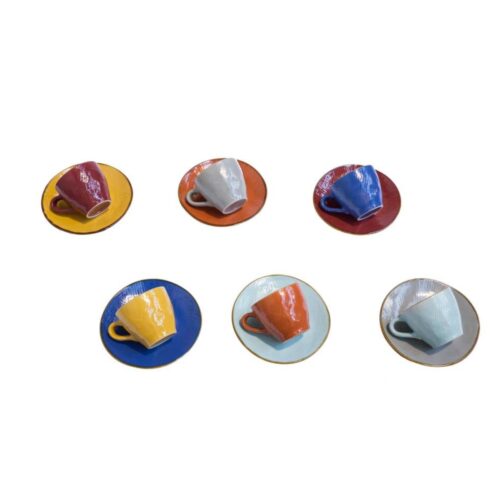novita-home-mediterraneo-set-6-tazze-caffe-con-piatto-colori-assortiti-1.jpg Novità Home MEDITERRANEO Set 6 tazze caffè con piatto - colori assortiti