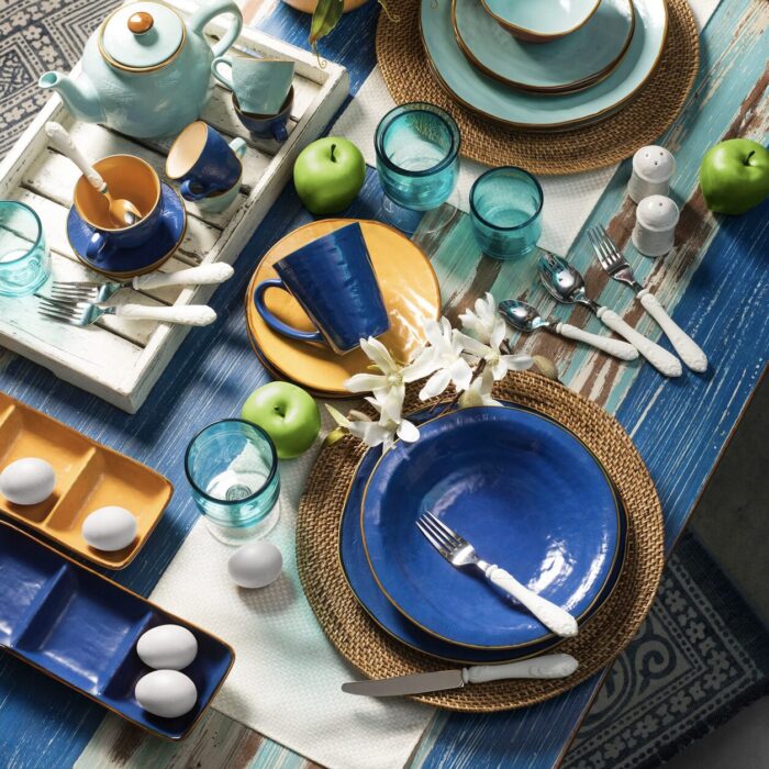 novita-home-mediterraneo-set-piatti-per-6-persone-18-pezzi-colori-assortiti-3.jpg Novità Home MEDITERRANEO Set piatti per 6 persone, 18 pezzi - colori assortiti