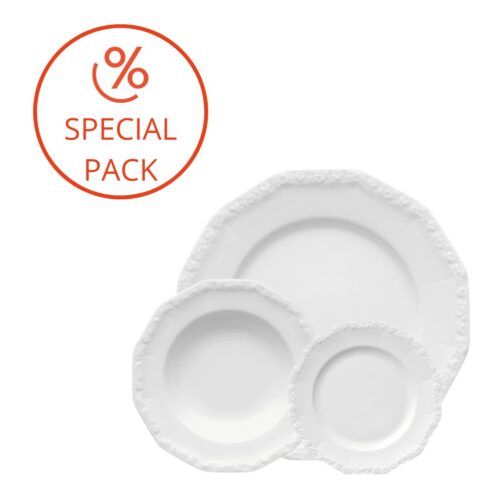 rosenthal-maria-bianco-kit-piatti-per-6-persone-18-pezzi-1.jpg Rosenthal MARIA BIANCO Kit piatti per 6 persone 18 pezzi