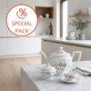 Rosenthal MARIA PINK ROSE Kit the per 6 persone 8 pezzi