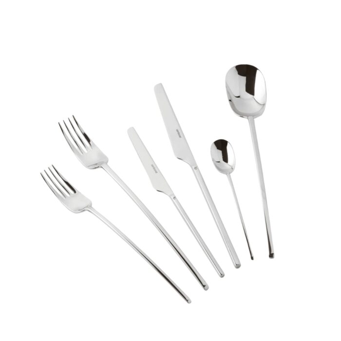 Sambonet 100 INOX Servizio posate per 6 persone 36 pezzi acciaio finitura lucida