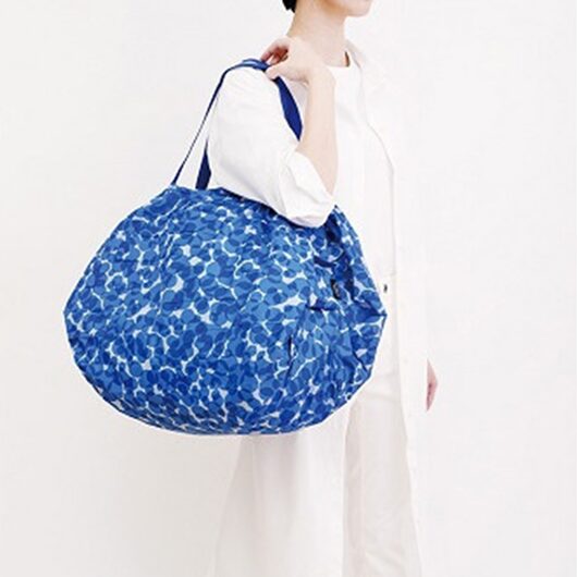 Shupatto COMPACT L Borsa pieghevole 40L - blu fantasia