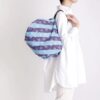 shupatto-compact-m-borsa-pieghevole-15l-asanoha-bande-azzurre-2.jpg Shupatto COMPACT M Borsa pieghevole 15L - asanoha - bande azzurre -