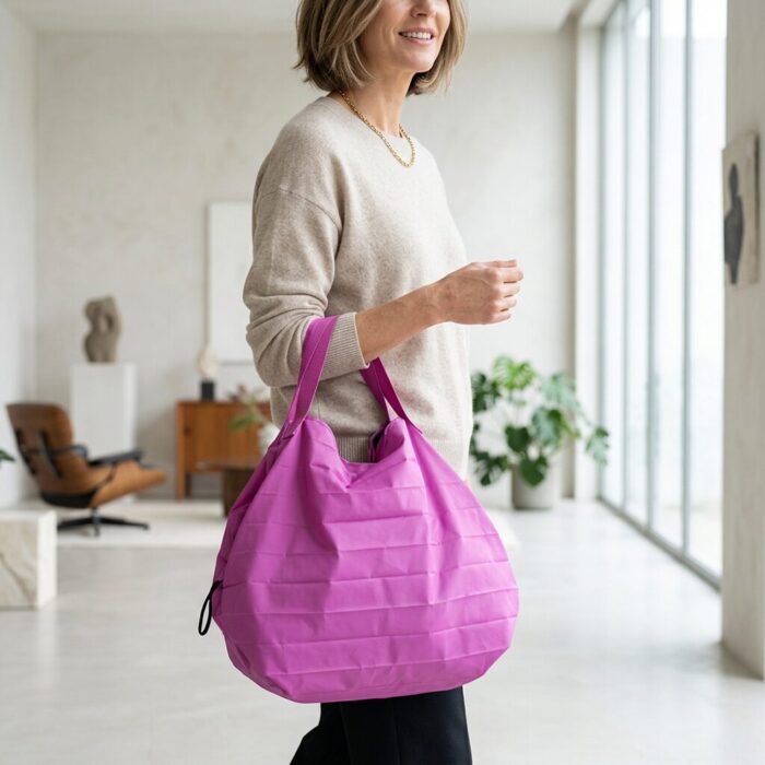 shupatto-compact-m-borsa-pieghevole-15l-peony-petal-2.jpg Shupatto COMPACT M Borsa pieghevole 15L - peony petal