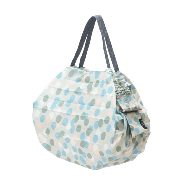 shupatto-compact-m-borsa-pieghevole-15l-verde-fantasia-arare-1.jpg Shupatto COMPACT M Borsa pieghevole 15L - verde fantasia-arare