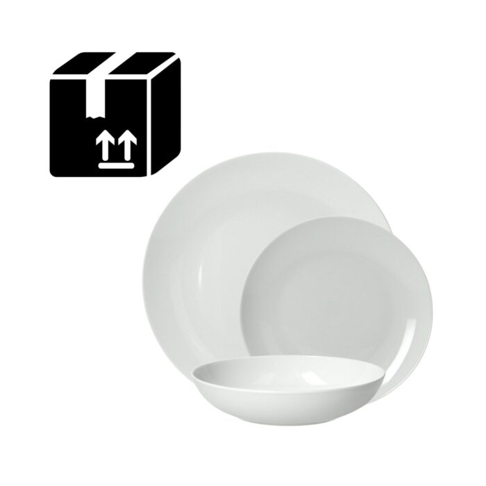 Tognana PERLA BIANCO Set per 6 persone, 18 pezzi