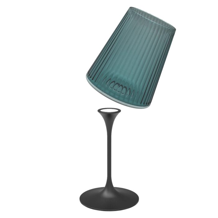 Trebonn SPLITGLASS EASY Bicchiere per acqua/vino 55cl in materiale sintetico (senza stelo) - aquamarine