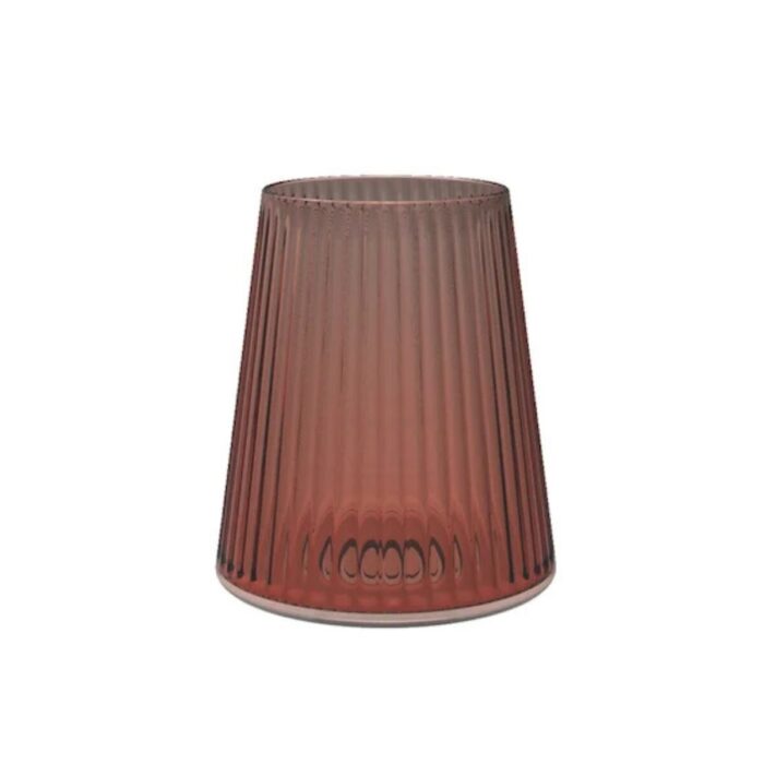 Trebonn SPLITGLASS EASY Bicchiere per acqua/vino 55cl in materiale sintetico (senza stelo) - flamingo red