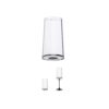 Trebonn SPLITGLASS ORIGINAL Set 2 flute 32cl (senza stelo) - black