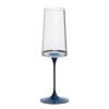 Trebonn SPLITGLASS ORIGINAL Set 2 flute 32cl (senza stelo) - blue