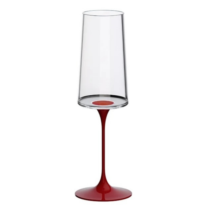 Trebonn SPLITGLASS ORIGINAL Set 2 flute 32cl (senza stelo) - rosso