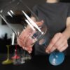 Trebonn SPLITGLASS ORIGINAL Set da 2 bicchieri da vino bianco 28cl (senza stelo) - blue
