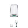 Trebonn SPLITGLASS ORIGINAL Set da 2 bicchieri da vino bianco 28cl (senza stelo) - green