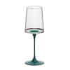 Trebonn SPLITGLASS ORIGINAL Set da 2 bicchieri da vino bianco 28cl (senza stelo) - green