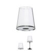 Trebonn SPLITGLASS ORIGINAL Set da 2 bicchieri vino rosso 45cl (senza stelo) - black