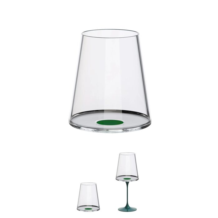 trebonn-splitglass-original-set-da-2-bicchieri-vino-rosso-45cl-senza-stelo-green-1.jpeg Trebonn SPLITGLASS ORIGINAL Set da 2 bicchieri vino rosso 45cl (senza stelo) - green