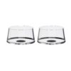 Trebonn SPLITGLASS ORIGINAL Set di 2 bicchieri da acqua/coppa champagne 25cl (senza stelo) - black