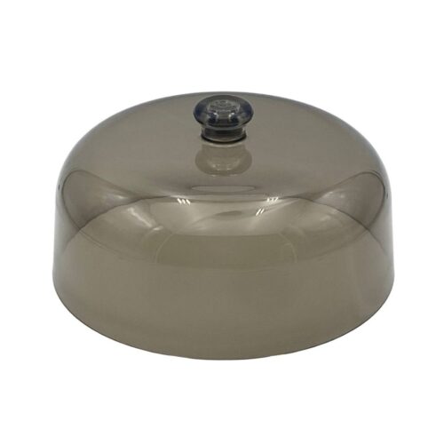 Bisetti Campana in acrilico nero fumé per alzata ø22,8cm