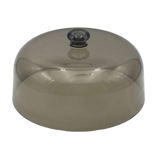 Bisetti Campana in acrilico nero fumé per alzata ø27,6cm