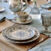 Costa Nova VILA Kit piatti per 6 persone 18 pezzi - beige-blue