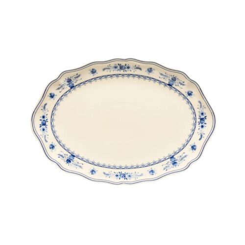Costa Nova VILA Piatto ovale 32cm - beige-blue