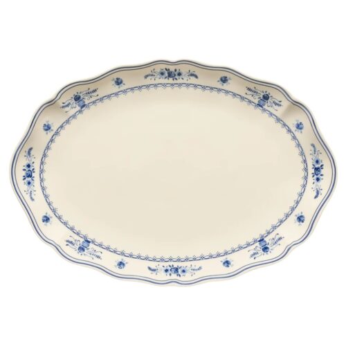 Costa Nova VILA Piatto ovale 40cm - beige-blue