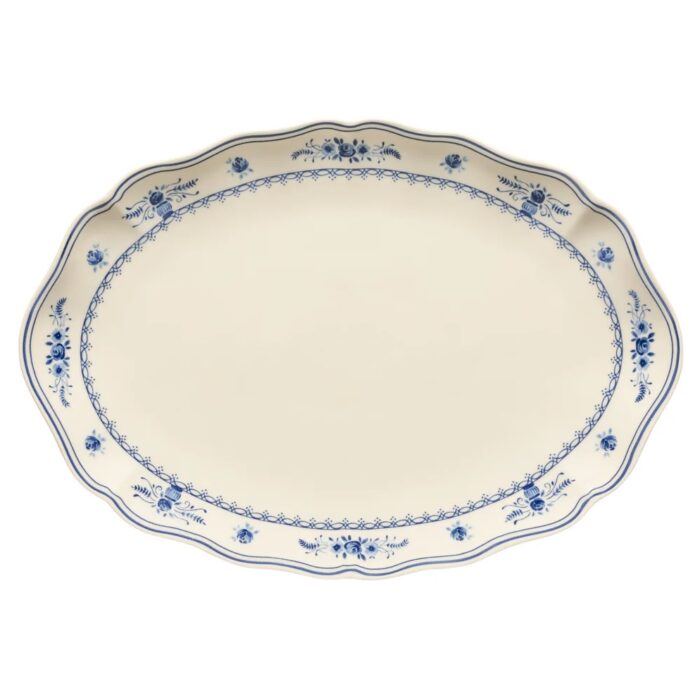 Costa Nova VILA Piatto ovale 40cm - beige-blue