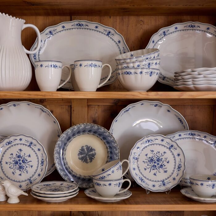 costa-nova-vila-piatto-ovale-40cm-white-blue-3.jpg Costa Nova VILA Piatto ovale 40cm - white-blue