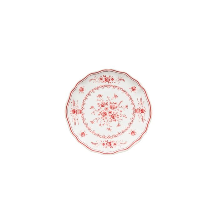 costa-nova-vila-piatto-piano-17cm-white-red-1.jpg Costa Nova VILA Piatto piano 17cm - white-red