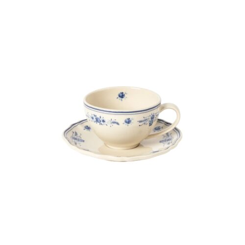 Costa Nova VILA Tazza the con piattino 26cm - beige-blue