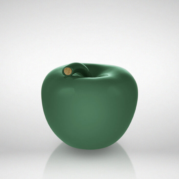 Eva design MONOCOLORE LUCIDA MELA XS - verde inglese
