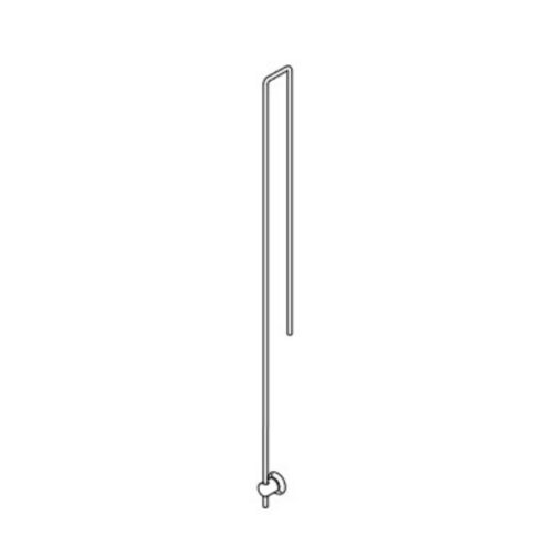 SFONDO BIANCO - 1 Geelli FILO Asta doccia L in acciaio inox verniciato - rame
