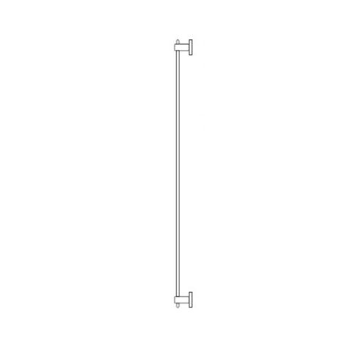Geelli FILO Asta muro adesivo in acciaio inox verniciato - bianco