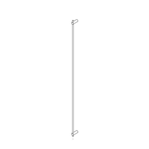 Geelli FILO Asta muro in acciaio inox verniciato - rame