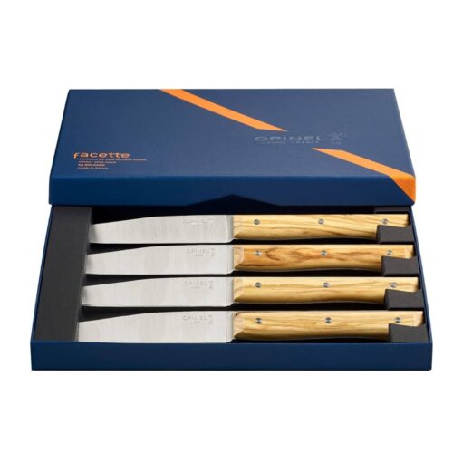 opinel-facette-set-4-coltelli-da-tavola-frassino-1.jpg OPINEL FACETTE Set 4 coltelli da tavola - frassino